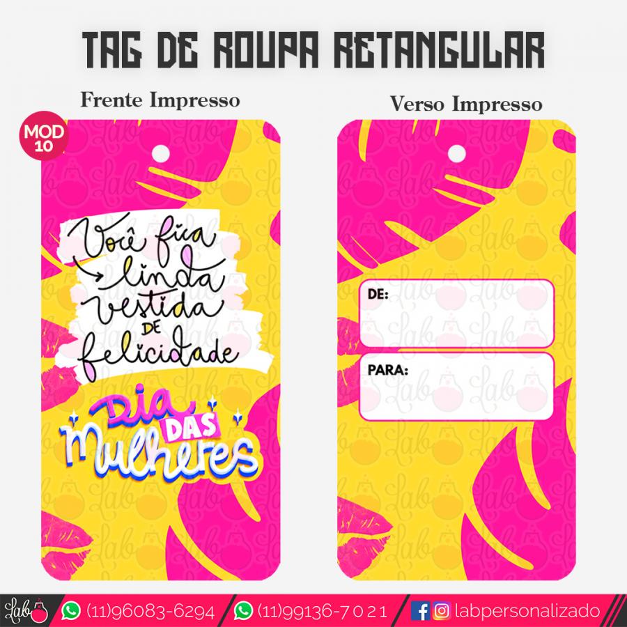 Tag para Presentes “Dia dos Namorados” – 6 x 4,5 cm – 50 Unidades – Villas  Embalagens