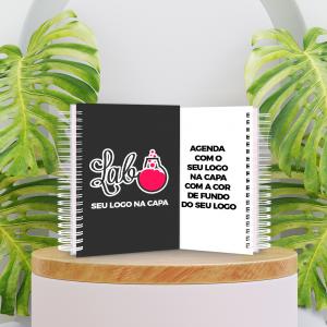 Agenda com seu Logo  21.5cm x 15,5cm    