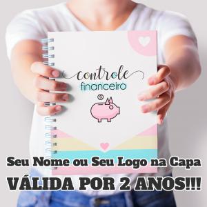 Agenda Controle Financeiro  21.5cm x 15,5cm    