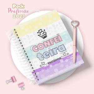 Agenda Profissões Femininas Candy  21.5cm x 15,5cm    